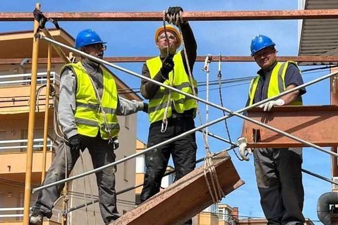 Olimp Construction trabajando en una reforma integral